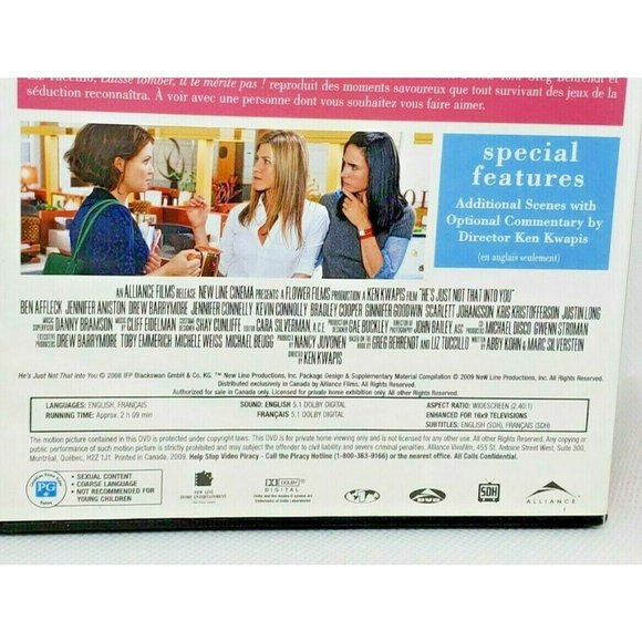 He's Just Not That Into You DVD Ken Kwapis (DIR) 2009 No Scratches Clean - Picture 7 of 7